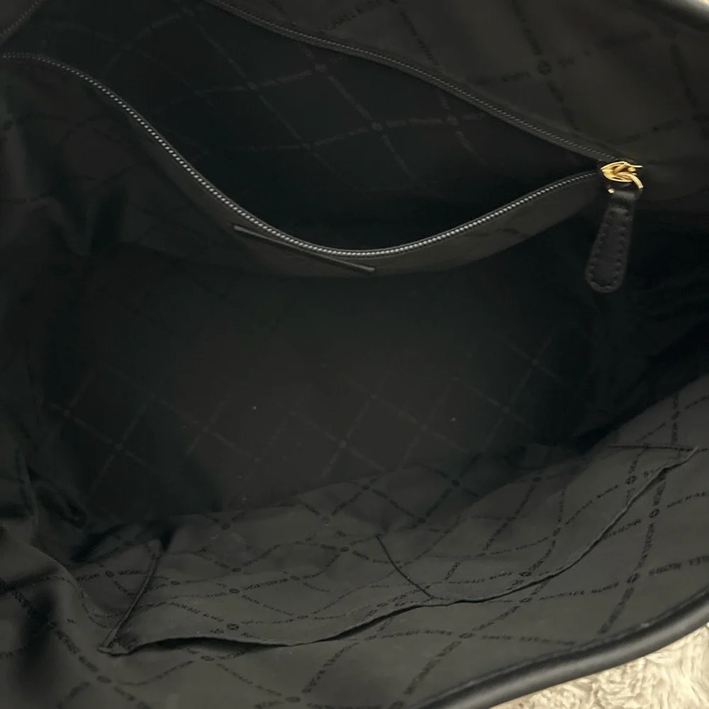 Michael Kors Black Leather Tote Bag - Picture 5 of 5